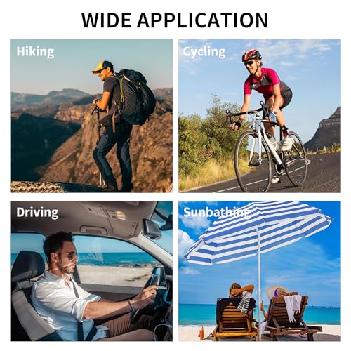 RCstyle HiBloks Replacement Lenses for Ray-Ban Meta Wayfarer (RW4008 Size L), UV Protection Sunglass Lens Set for Smart Glasses, Premium Lens Kit for Men & Women Driving, Cycling or Outdoor (Green) - Image 4