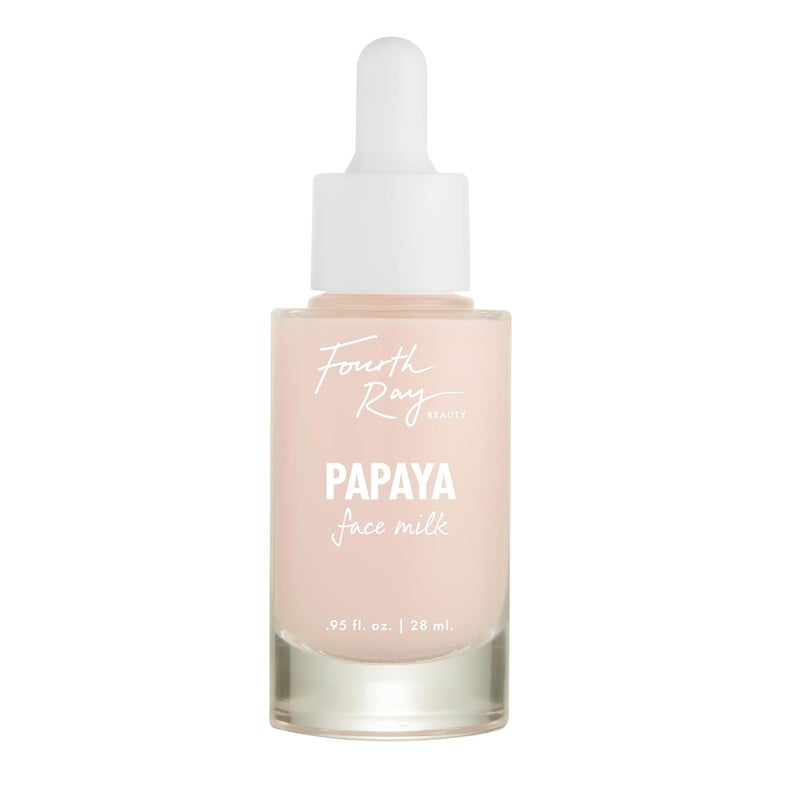 COLOURPOP ColourPop Fourth Ray Beauty Papaya Face Milk  Moisturizing Face Serum Infused with Papaya Enzymes Papaya Oil  White Tea  Conditions Skin for a HealthierLooking Complexion 095 oz 