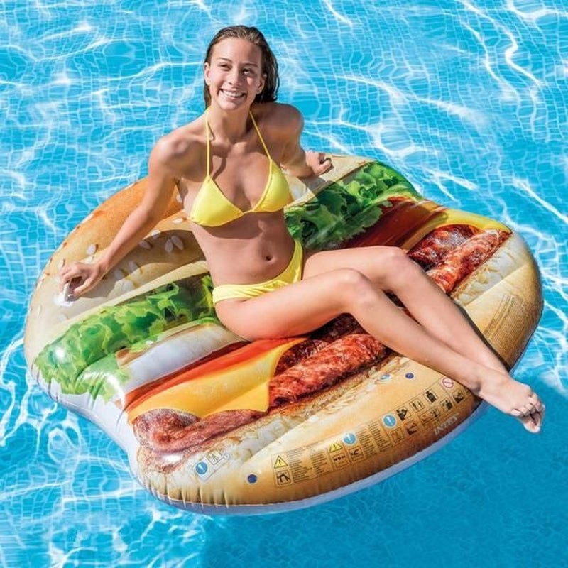 Intex - Inflatable Hamburger Matt 145 x 142 cm - 58780 - Image 2