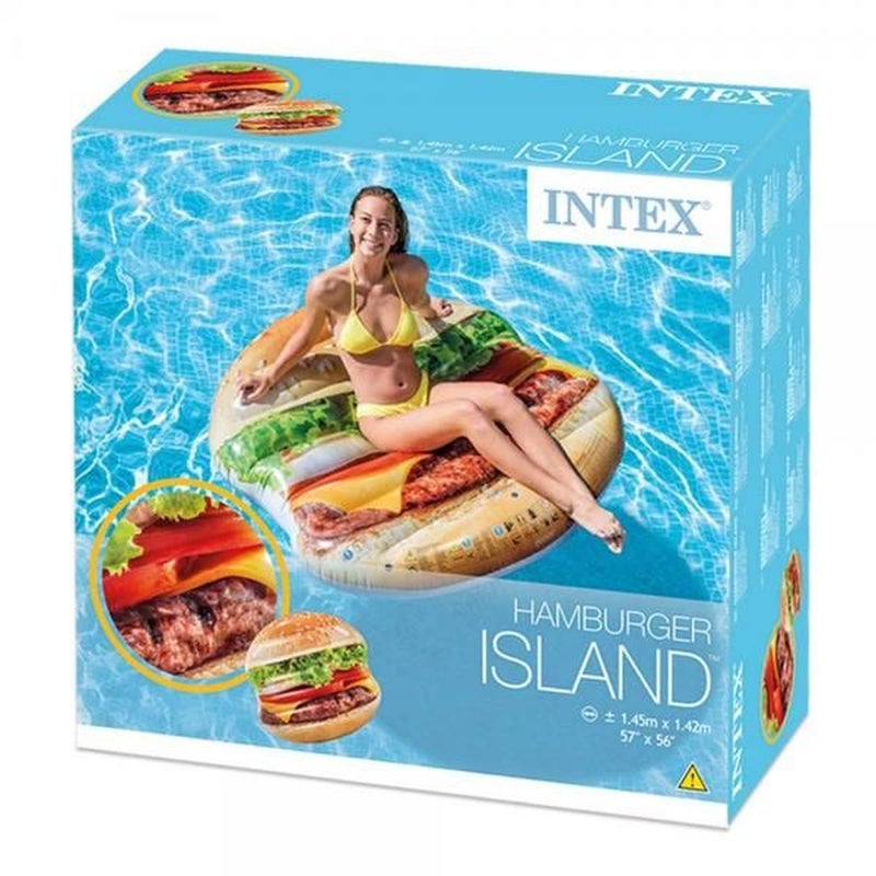 Intex - Inflatable Hamburger Matt 145 x 142 cm - 58780 - Image 3