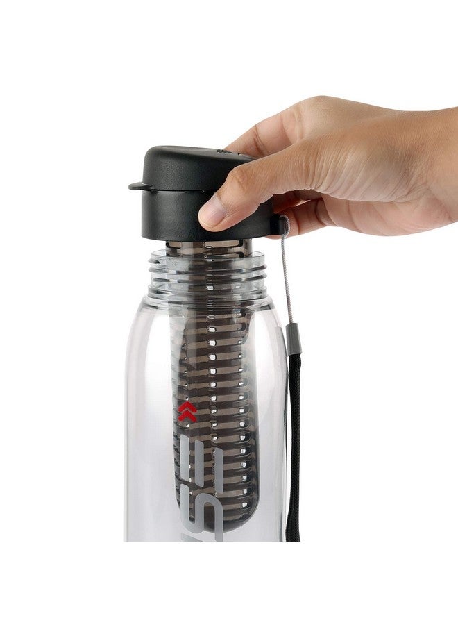 Cello CELLO Infuse Plastic Water Bottle, 800 ml, Black, Set of 2 | Detox Bottle with Infuser Chamber | Leakproof Plastic Bottle with Wide Mouth Opening | Ideal for Gym, Office, Travel - Image 4