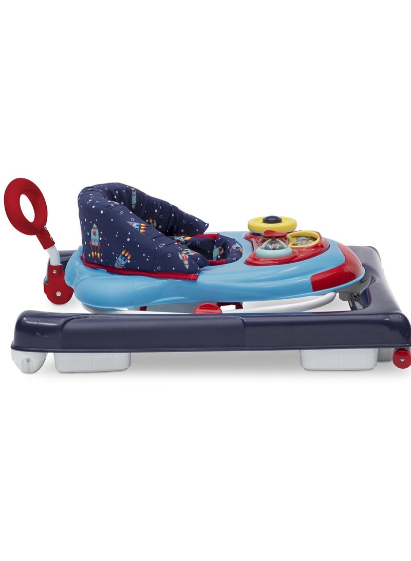 Delta Children First Exploration 2-in-1 Activity Walker, Lift Off - Image 1