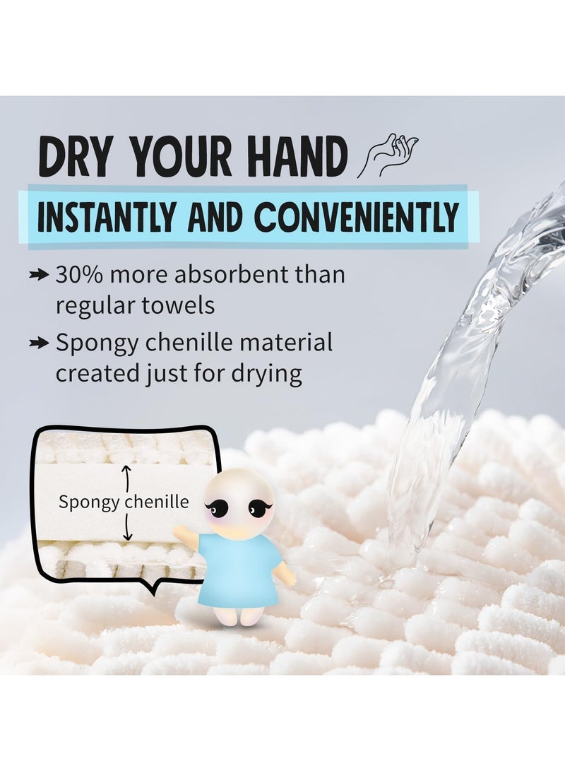 general Hairball Hand Towel (Set of 2) Dry your hands instantly and conveniently with this Creative Hand Towel Hedgehog Bathroom Decorative Towel! - Image 4