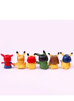 بيوينتي 6 Pcs Pokemon Avengers Figure Toy Set For Kids  - Image 2