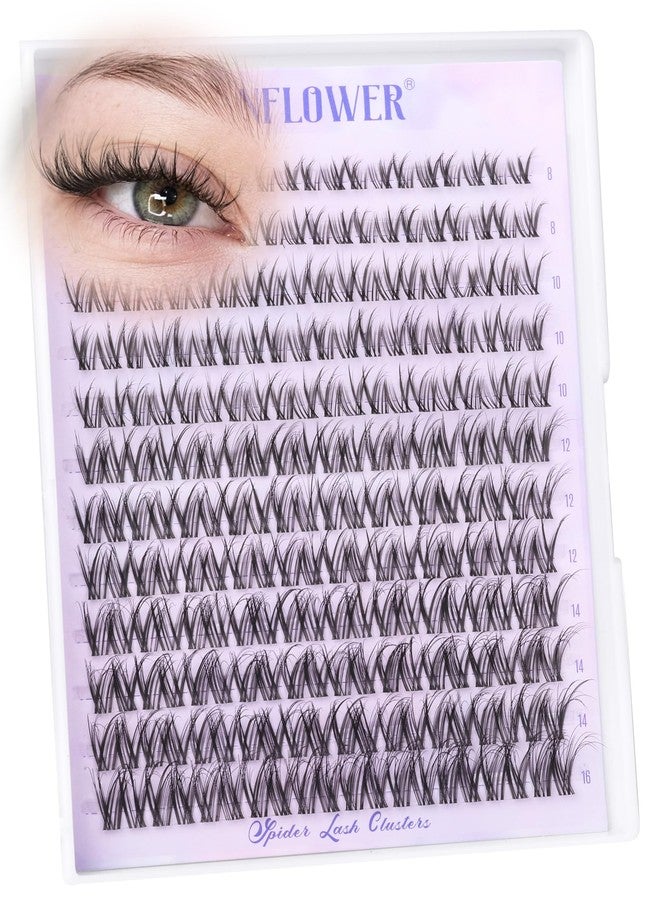 LANFLOWER Spider Lash Clusters Natural Breeze Cluster Eyelash Extensions Wispy Eyelash Clusters D Curly Individual Lashes Clusters Pestañas Postizas Naturales Fluffy Spider Lash Clusters by Delyneph - Image 1