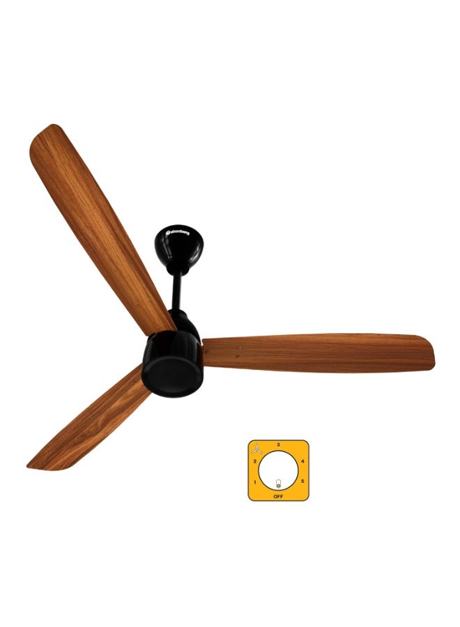 atomberg Renesa Prime 1200mm BLDC Motor | BEE 5 Star Rated | Sleek Ceiling Fans Compatible with Regulators | Without Remote Control | Upto 65% Energy Saving and High Air Delivery Fan (Honey Maplewood) - Image 1