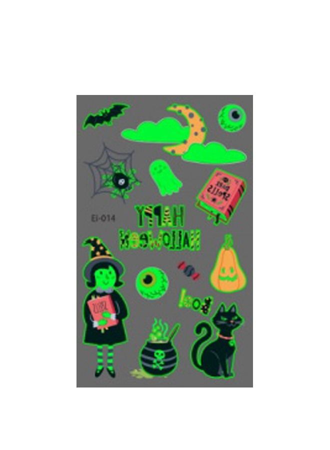 5esha Blacklight Shiny Luminous Waterproof Tattoos Sticker - Image 2