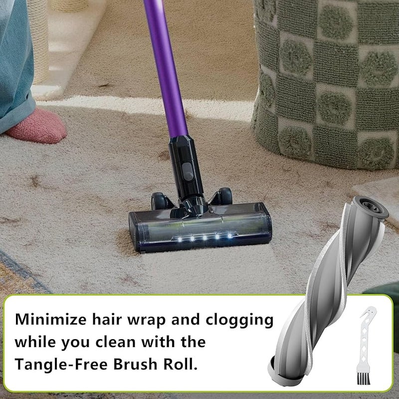 Odashen Replacement Brush Roll for Bissell Cleanview XR Pet 300W Cleanview XR 200W Powerlifter Turbo Cordless Stick Vacuum Models 3789U 3789X 3789 3797V 3797W 3797 Grey - Image 3