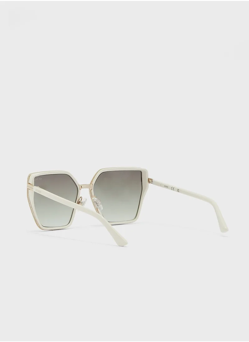 GUESS Pentagon Sunglasses