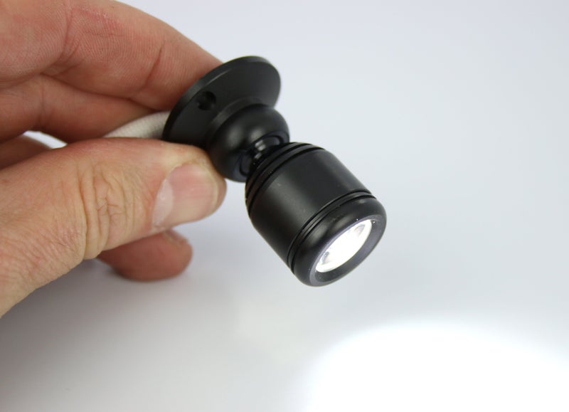 Pilotlights.net Micro Pivoting LED Spotlight - 1 Watt High Power LED - Tiny Size, Cool White LED - Image 3