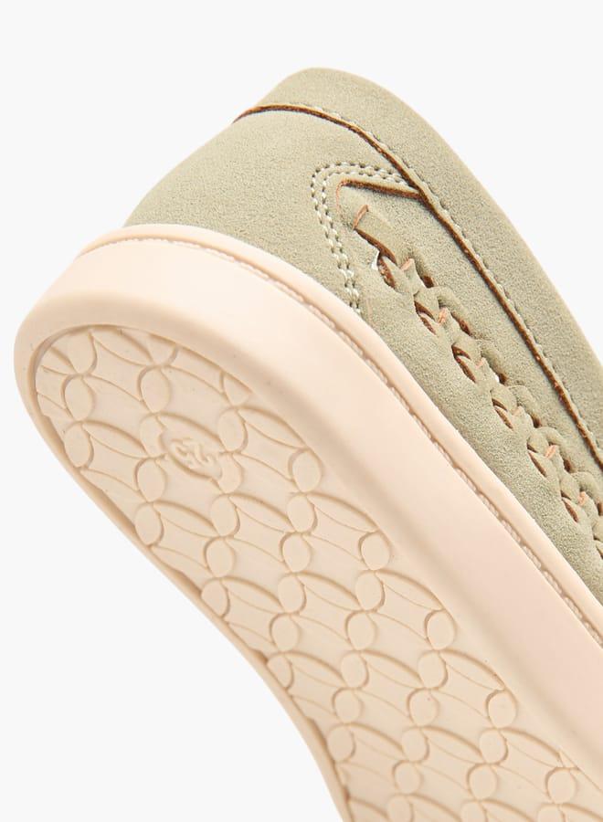 Barefeet Boys Weave Textured Loafers With Hook And Loop Closure - Image 5