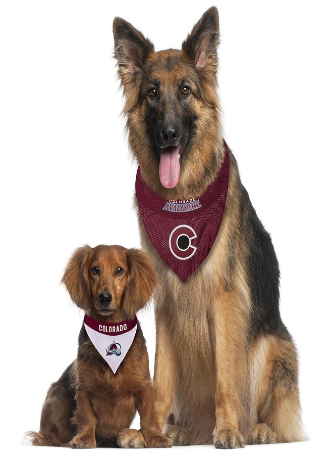 Pets First NHL COLORADO AVALANCHE BANDANA for DOGS & CATS, Large/X-Large. - Cute & Stylish Bandana! The Perfect HOCKEY FAN Scarf Bandana, great for Birthdays or any Party! - Image 5