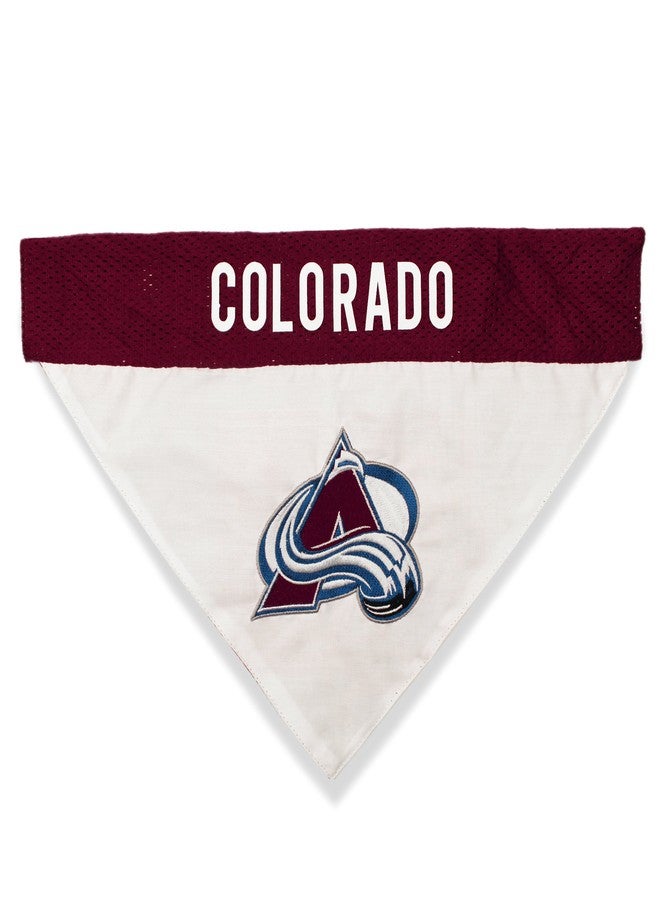 Pets First NHL COLORADO AVALANCHE BANDANA for DOGS & CATS, Large/X-Large. - Cute & Stylish Bandana! The Perfect HOCKEY FAN Scarf Bandana, great for Birthdays or any Party! - Image 3