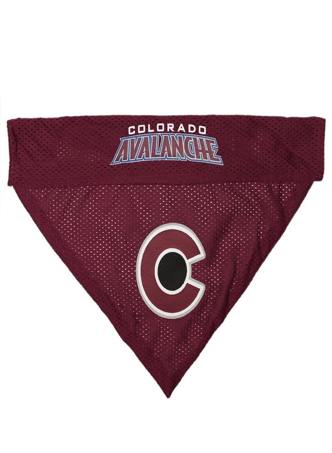 Pets First NHL COLORADO AVALANCHE BANDANA for DOGS & CATS, Large/X-Large. - Cute & Stylish Bandana! The Perfect HOCKEY FAN Scarf Bandana, great for Birthdays or any Party! - Image 2