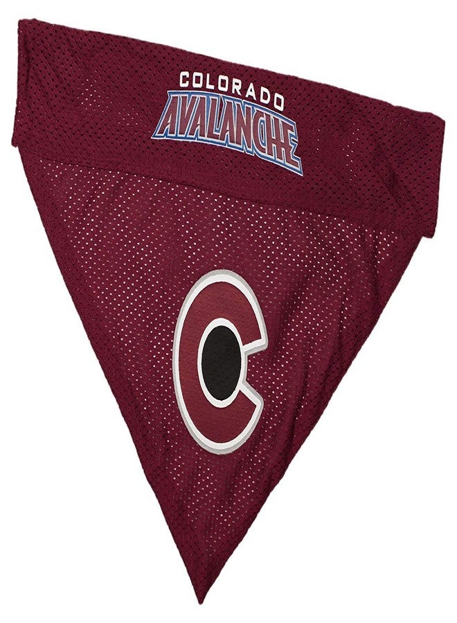 Pets First NHL COLORADO AVALANCHE BANDANA for DOGS & CATS, Large/X-Large. - Cute & Stylish Bandana! The Perfect HOCKEY FAN Scarf Bandana, great for Birthdays or any Party! - Image 1