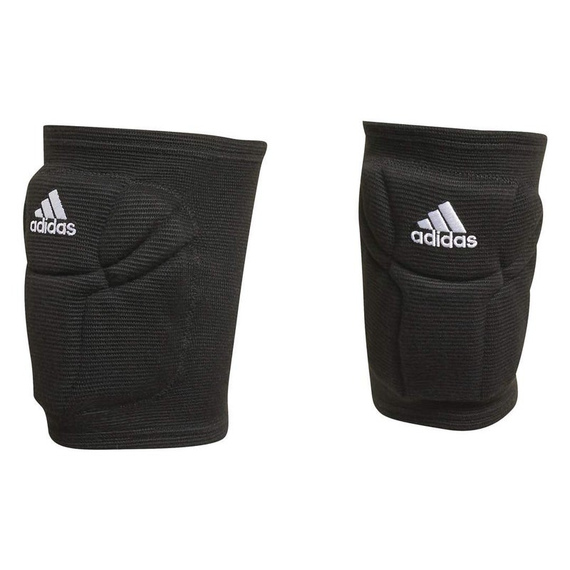 adidas unisex-adult Elite Knee Pad, Black/White, Medium - Image 1