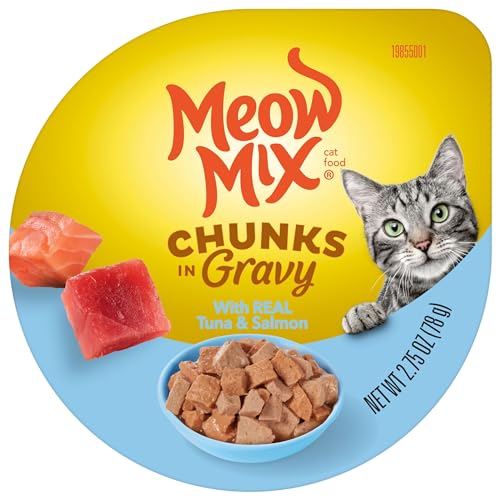 Meow Mix Seafood Favorites Chunks in Gravy Wet Cat Food Variety Pack, 2.75 Ounce (Pack of 12) - Image 2