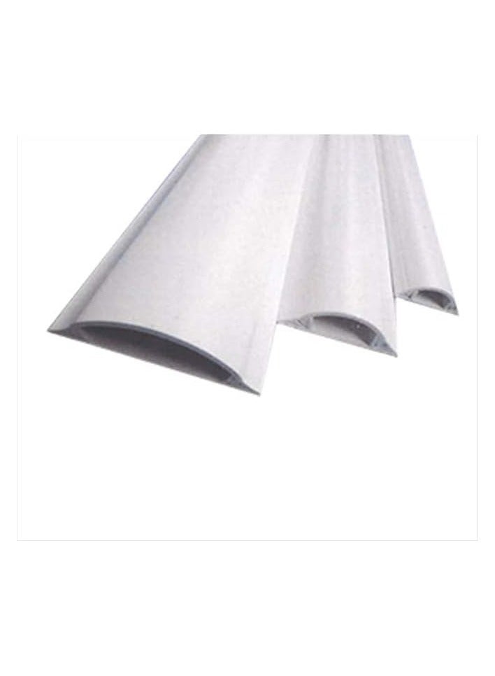 PROMASS ARC FLOOR TRUNKING WHITE WITH STICKER 2 PIECES OF 1MTR (25 MM X 8MM) - Image 4