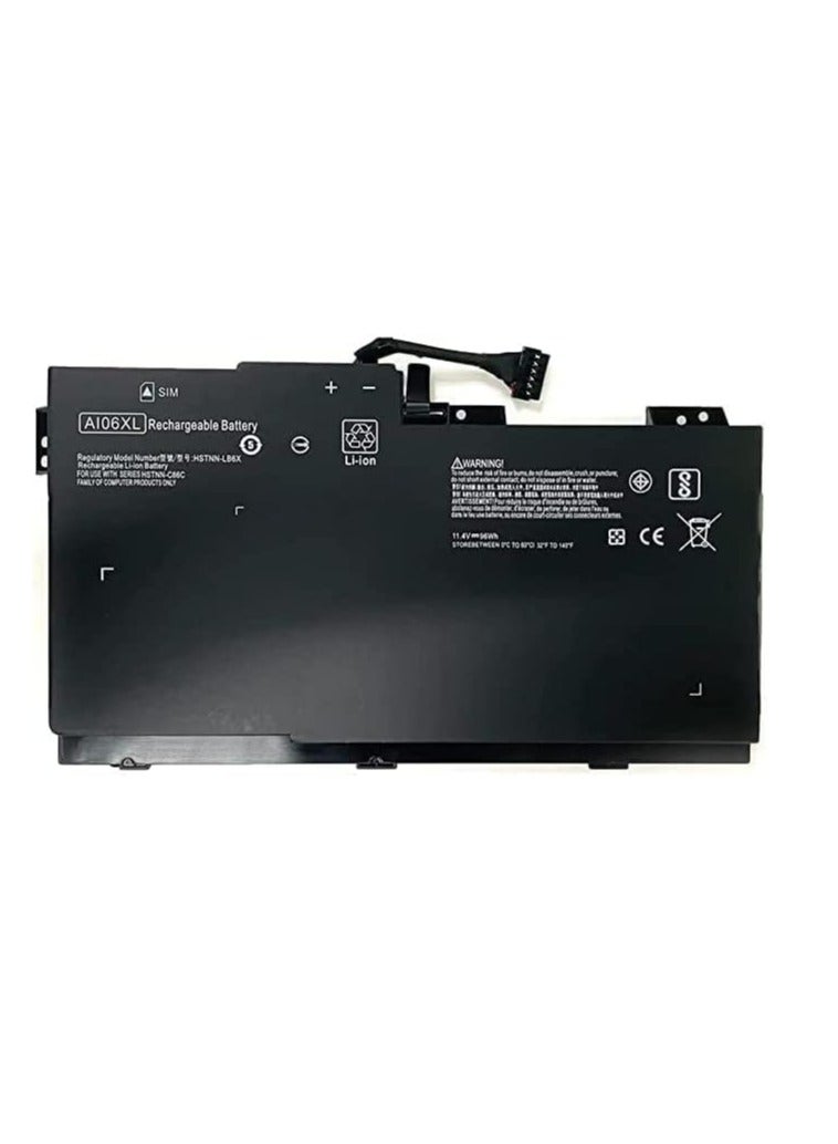 Terabyte AI06XL A106XL AIO6XL Laptop Battery Fit Compatible for HP ZBook 17 G3 Series X9T88UT T7V64ET 808397-421 808451-001 808451-002 HSTNN-C86C HSTNN-LB6X AI06096XL - Image 1