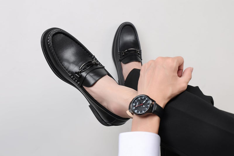 DECARSDZ Men's Penny Loafers Slip On Casual Shoes Soft Penny Loafer for Men Driving Boat Dress Shoe - Image 2