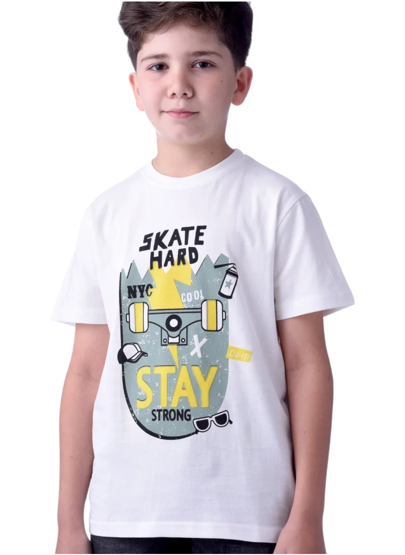 victor and jane MULTIPACK -BOYS CASUAL PRINTED T-SHIRT (3 PC)