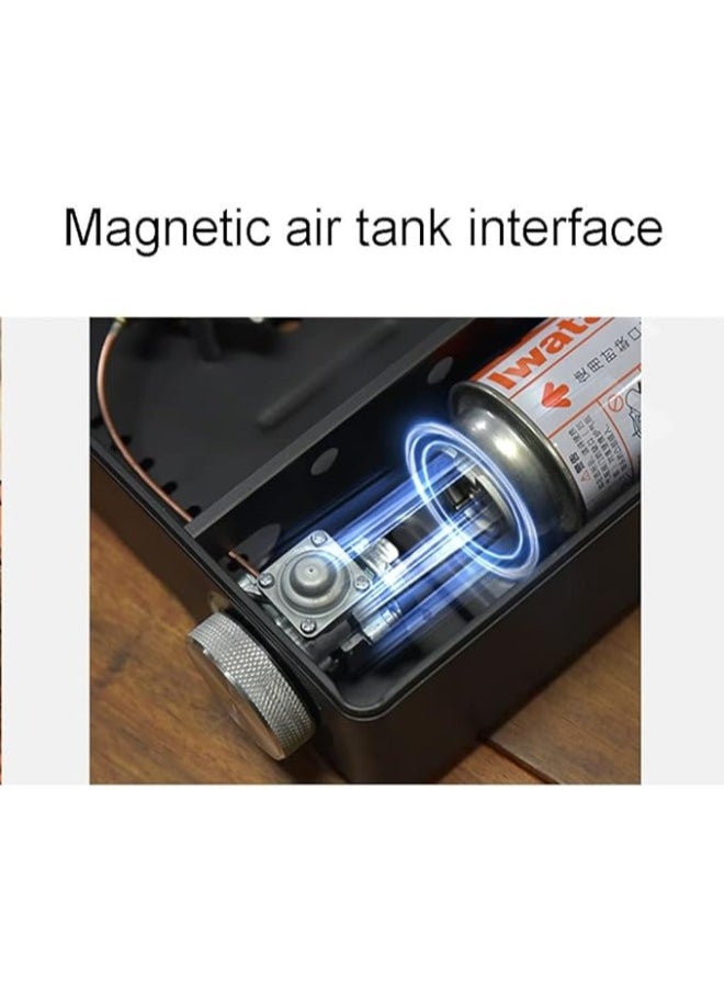 Executive LLC - Camping Stove, Extra High Output, Single Burner Butane Stove Camping Accessories, Outdoor Windproof Camp Stove, Camping Cooking Grill, Propane Burner and Backpacking Essentials - Image 1