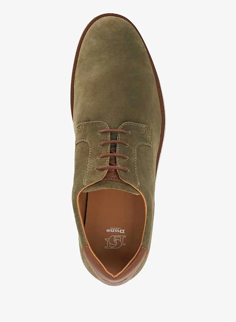 Dune London KHAKI Bow Casual Lace Ups for Men | Best Price UAE