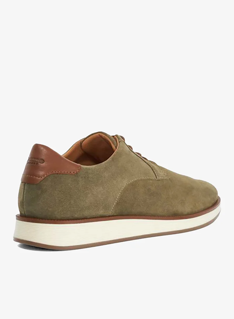 Dune London KHAKI Bow Casual Lace Ups for Men | Best Price UAE