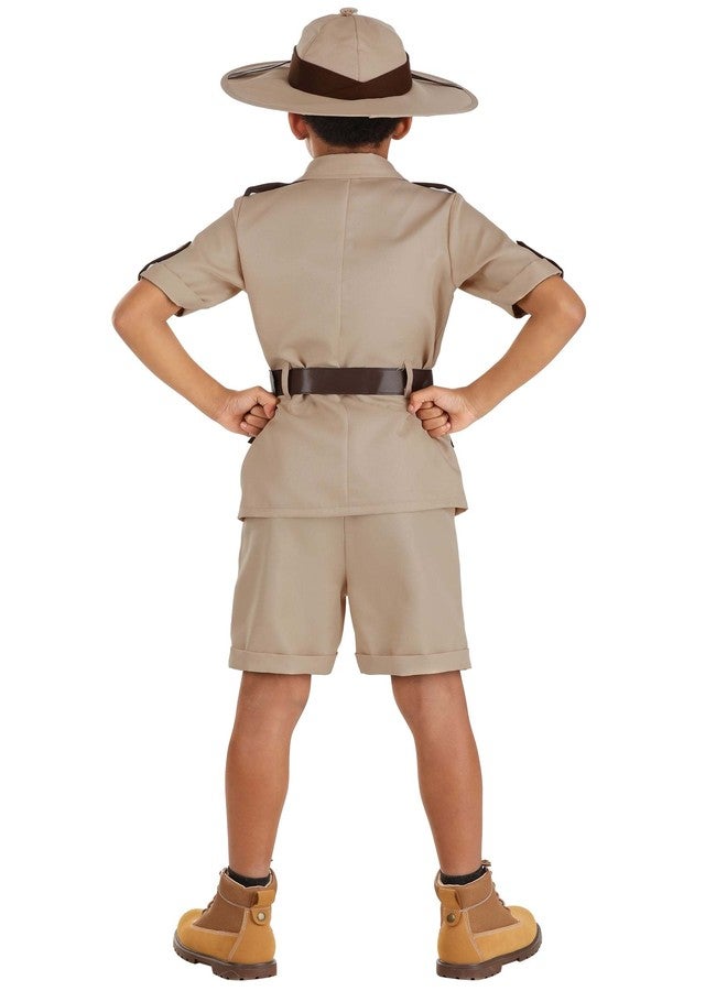 Fun Costumes Safari Explorer Costume for Kids | Wilderness Adventurer Outfit with Shirt, Shorts, Belt, & Hat X-Large - Image 3