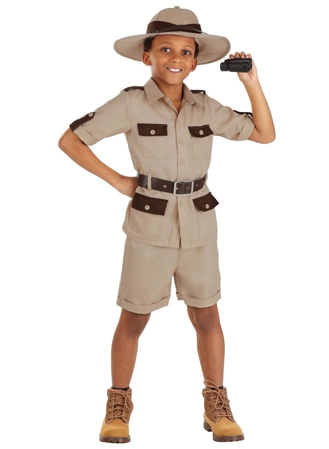 Fun Costumes Safari Explorer Costume for Kids | Wilderness Adventurer Outfit with Shirt, Shorts, Belt, & Hat X-Large - Image 2