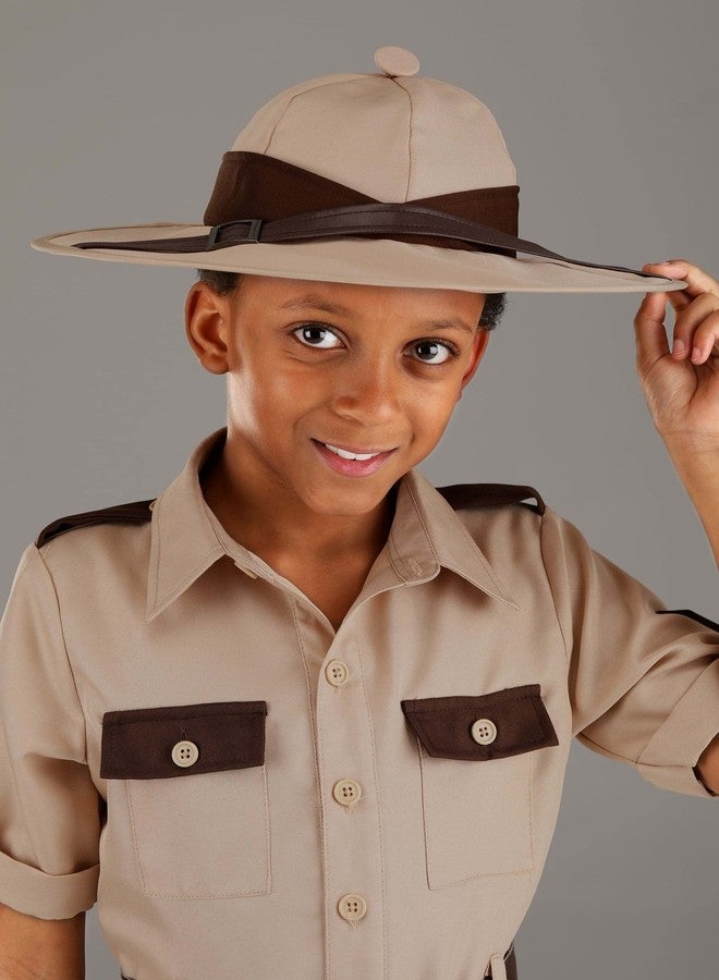 Fun Costumes Safari Explorer Costume for Kids | Wilderness Adventurer Outfit with Shirt, Shorts, Belt, & Hat X-Large - Image 4