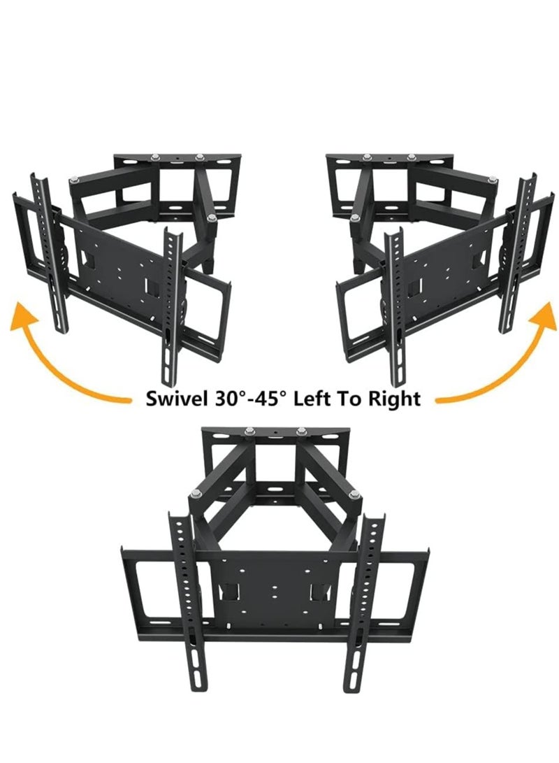 ELTRAZONE TV Stand/Television Stands for 26-75 Inch TV. Wall Mount TV Stand with Rugged Double Arm Bracket, Standard Load-bearing 26"-55", Maximum size 75 inch, Universal TV Stand Holds Up to 40kg - Image 5