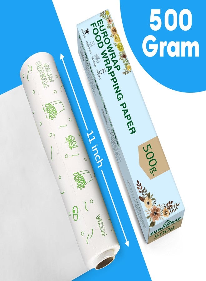 EUROWRAP Food Wrapping Paper 500g – Butter Paper Roll, Greaseproof & Microwave Safe, Roti Wrapping Sheets for Kitchen Use, Ideal for Baking, Packing, and Serving - Image 2