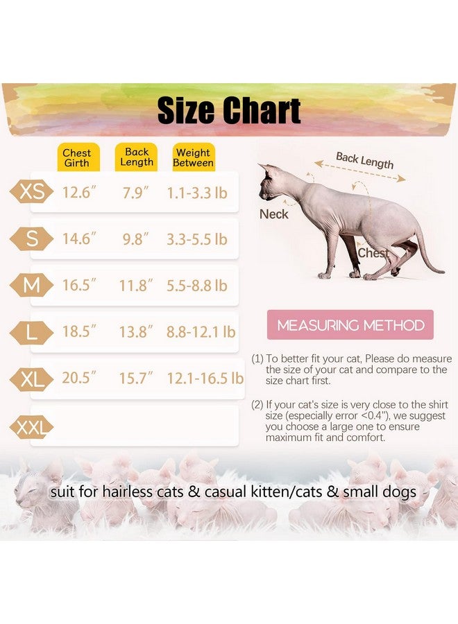 DENTRUN Sphynx Hairless Cats Costume Funny Bee Warm Winter Sweater Cute Pullover Kitten Shirts Breathable Cat Leisure Wear Turtleneck Vest Adorable Cat'S Clothes Jacket Pajamas Jumpsuit, Xl - Image 3