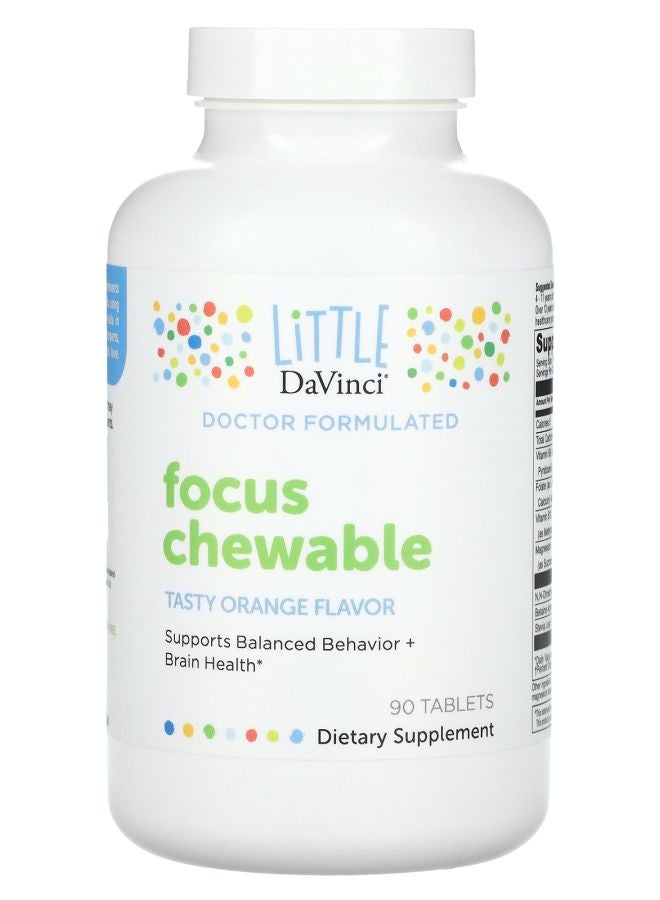 LiTTLE DaVinci Focus Chewable Tasty Orange  90 Tablets