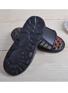 DubaiGallery Men's massage slippers, pedicure shoes, Chinese medicine, blood pressure treatment, health care, home  - Image 3
