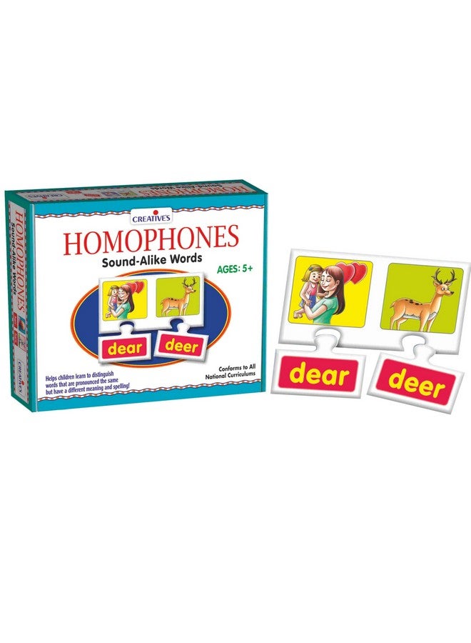 كرييتف إديوكيشنال آيدز مجموعة أدوات تعليمية إبداعية للمتجانسات والمتضادات | لعبة مطابقة البطاقات للأطفال | ألغاز تعليمية للأطفال | من سن ٤ سنوات فما فوق - Image 2