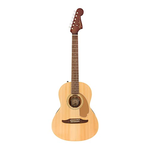 Fender Sonoran Mini Acoustic Guitar, with 2-Year Warranty, Natural, Rosewood Fingerboard, with Gig Bag - Image 1