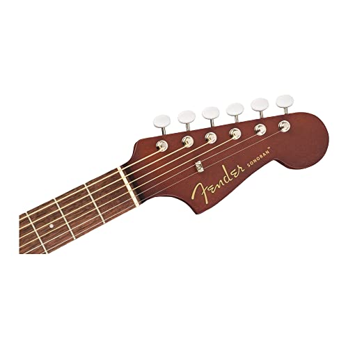 Fender Sonoran Mini Acoustic Guitar, with 2-Year Warranty, Natural, Rosewood Fingerboard, with Gig Bag - Image 5