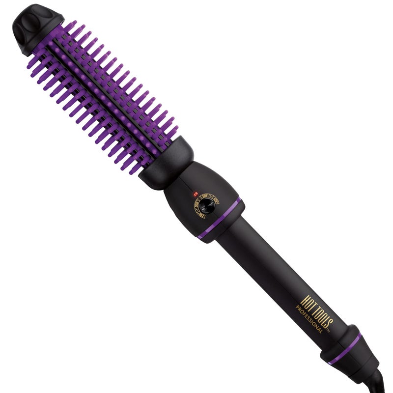Hot Tools Pro Artist Heated Silicone Bristle Brush Styler | Helps create Volume and Fullness (1 in), 1146 - Image 1