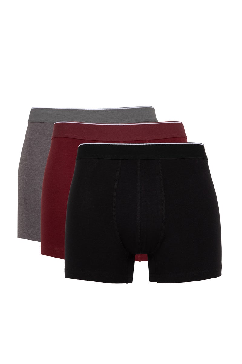 DeFacto Black Man 3 Piece Regular Fit Boxer Casual - Image 1