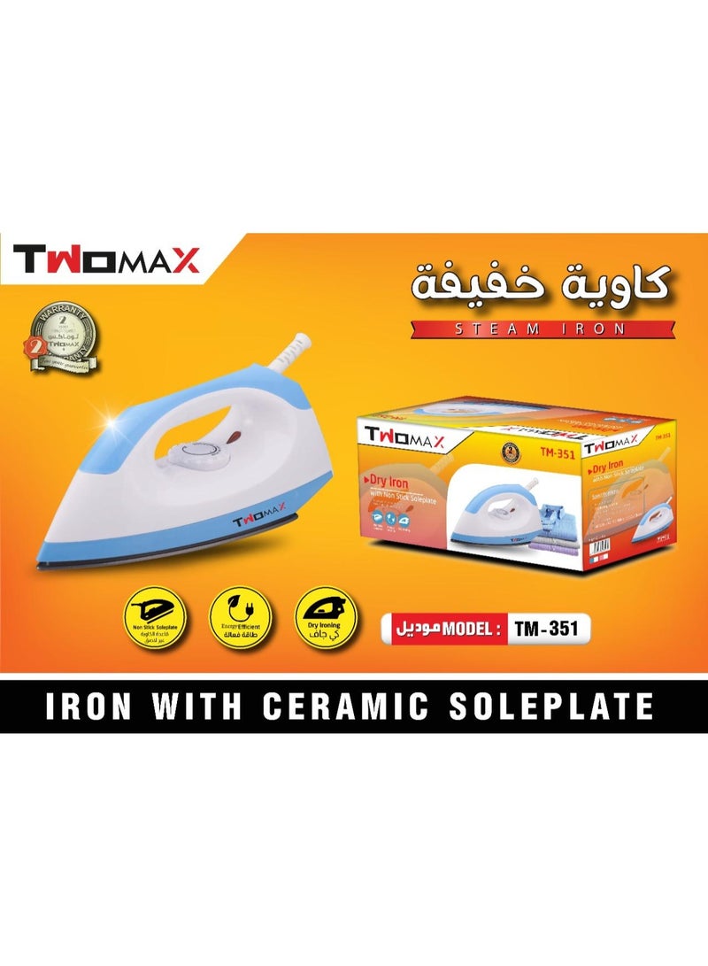 Tomax iron, heavy weight, model TM351