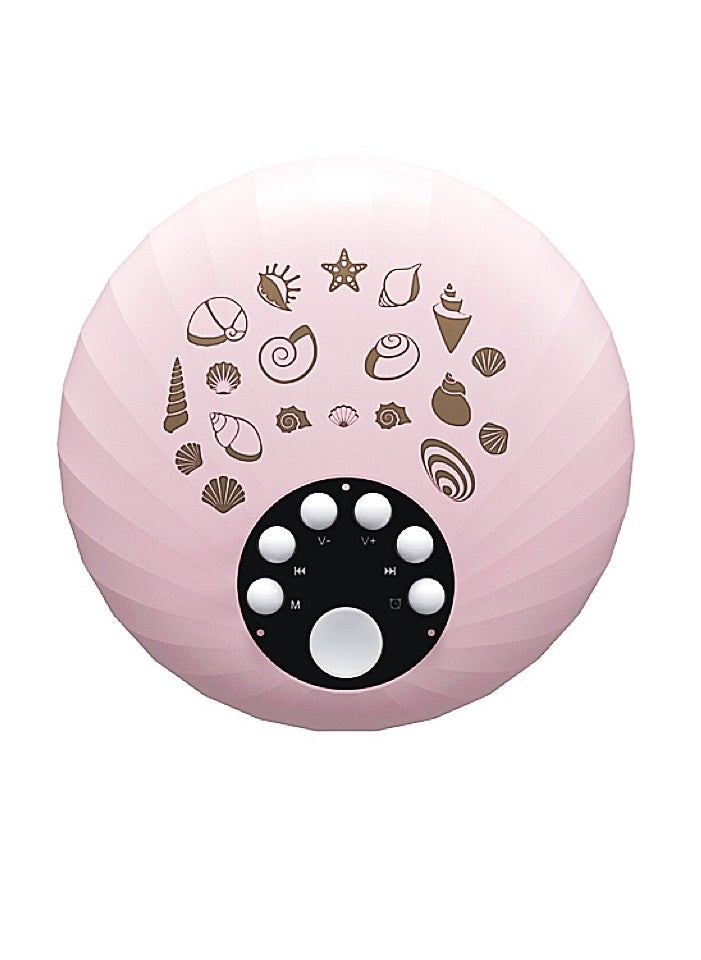 Ayeeb Portable Baby Sleep Soother, White Noise Sound Machine for Sleeping with 8 Color Night Light, Toddler Sleep Trainer with 10 Soothing Sounds, 3 mode Timer (Soft Pink)  - Image 1