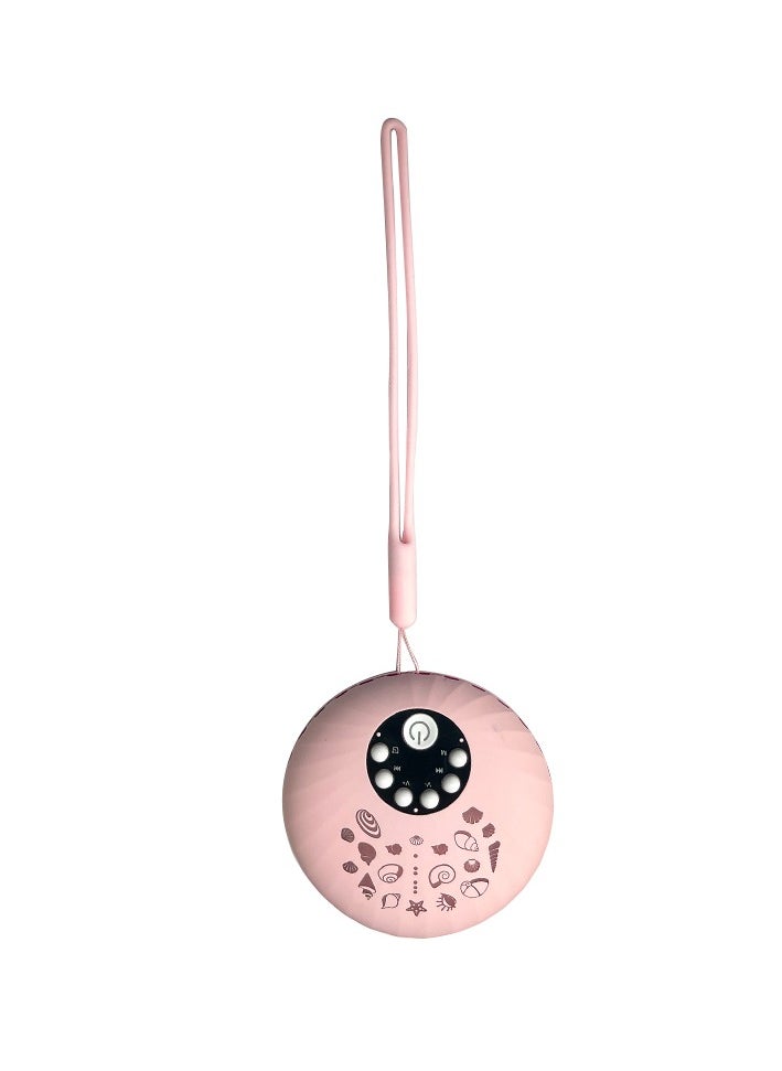 Portable Baby Sleep Soother, White Noise Sound Machine for Sleeping with 8 Color Night Light, Toddler Sleep Trainer with 10 Soothing Sounds, 3 mode Timer (Soft Pink)