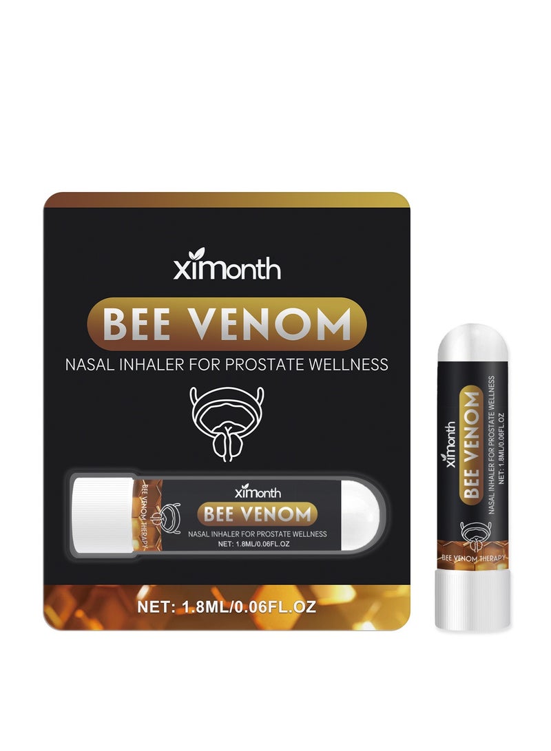 ximonth Beeboom Nasal Inhaler for Prostate Wellness, Nasal Inhaler Stick, Prostate Spray Improves Blood Circulation, Clean Your Nose and Enjoy Fresh Air, Restores Energy and Vitality 1.8ml - Image 1
