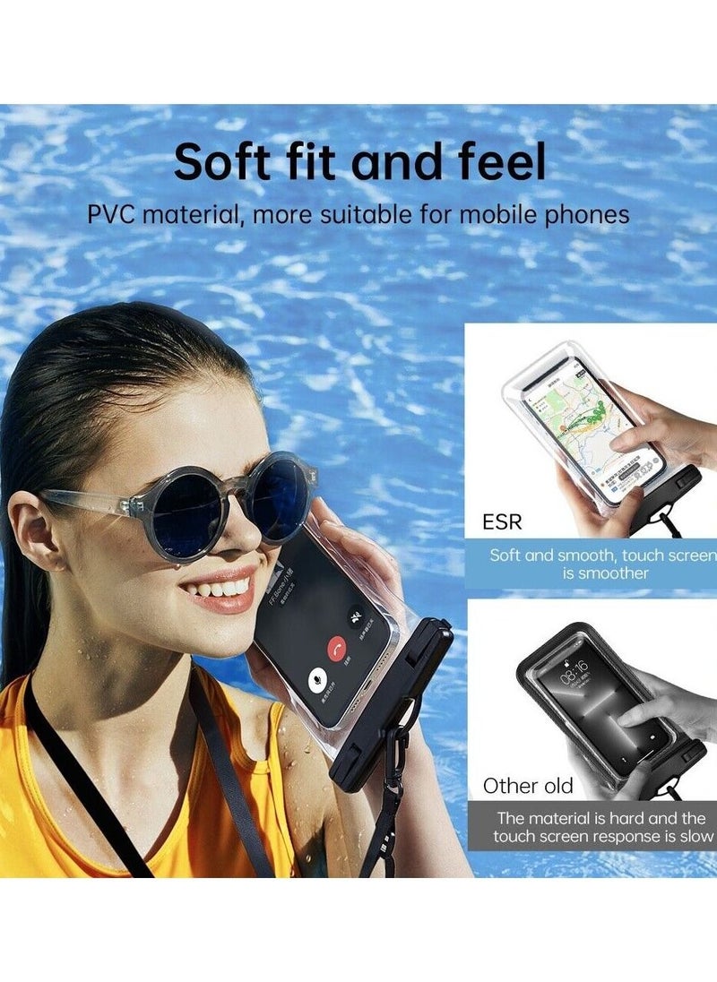 ESR Floating Waterproof Phone Pouch Float Waterproof Case Underwater Dry Bag Pack of 1