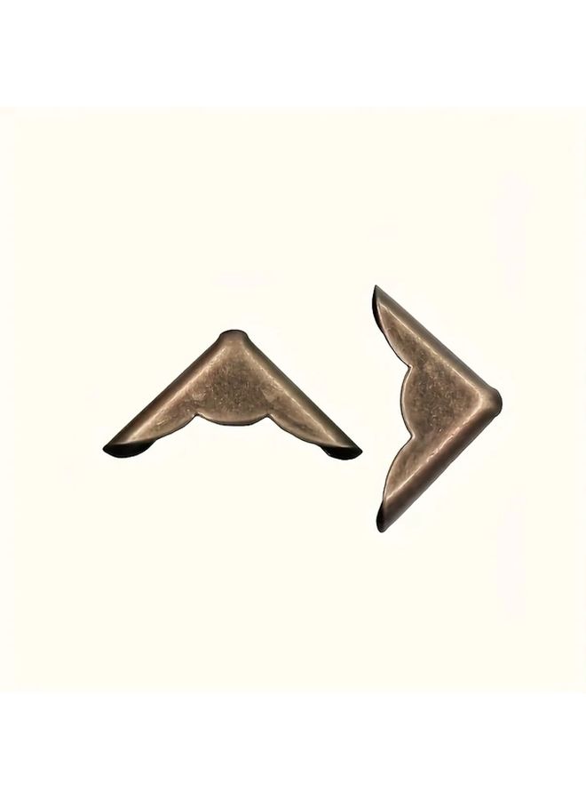 24pcs Bronze Triangle Album Corner Protectors Metal Edge Guard for Scrapbooking Notebook Book Binding - Image 5