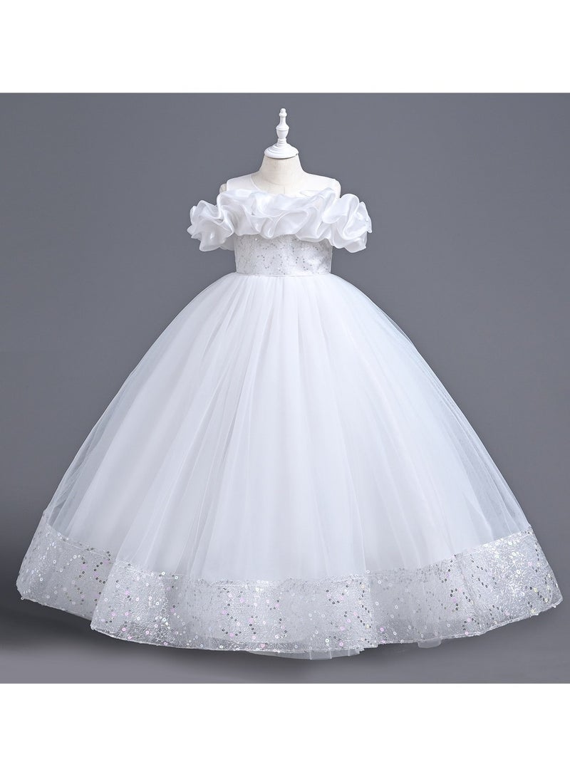 KUYING Fashionable And Versatile Children's Princess Dress
