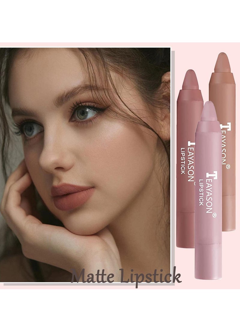 TEAYASON Liquid Matte Lipstick, Velvet Air Moisture Smooth Crayon Lip Stain, 24 Hour Super Stay Natural Nude Lipstick, Long Lasting Waterproof Lip Gloss Lipstick For Women, (No. 10 Single)  - Image 4