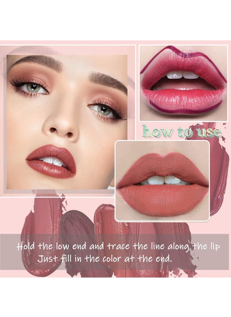 TEAYASON Liquid Matte Lipstick, Velvet Air Moisture Smooth Crayon Lip Stain, 24 Hour Super Stay Natural Nude Lipstick, Long Lasting Waterproof Lip Gloss Lipstick For Women, (No. 10 Single)  - Image 3